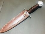 Custom Hand Forged D2 Steel 15" Hunting Dagger Knife With Leather SHEATH