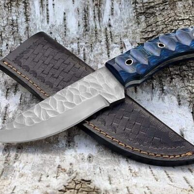 Custom Handmade 1095 Steel 8" Hunting Skinner Knife With Leather Sheath