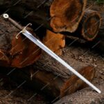 Handmade Stainless Steel Medieval Catholic Sword / Catholic Kings Sword, Hunting/Combat Sword, Knights / Templar Sword, Gifts for him/Father