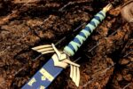 CUSTOM Hand Forged Stainless Steel The LEGEND of ZELDA, Skyward Link's Master Sword with Scabbard-Costume Armor Best Gift for Him,