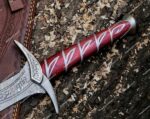 Handmade Damascus Steel Hobbit Sting Sword Replica from Lord of the Rings / Hand Forged Swords / Combat Sword (LOTR), Gifts for him/Father