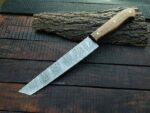 Custom Handmade Damascus Steel Kitchen Knife/Set of 7/ Rollover cover/ Sheath/