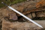 Custom Handmade The Witcher Steel replica Sword of Geralt of Rivia Steel replica Sword of the Feline Christmas day gift Gift for him