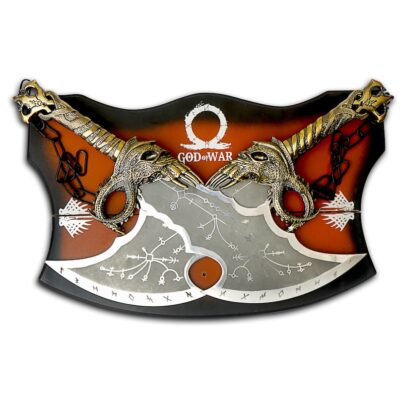 Blades of Chaos | God of War | Comes with Wall Plaque