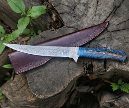 New Gift Edition Fillet Fishing Knife Handmade Damascus Steel
