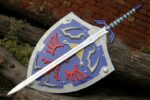 Fully handmade Link Dark Hylian Sheild Replica And Links Ornate Prophecy Hero PairHylian Sheild inspired handmade replica for cosplay