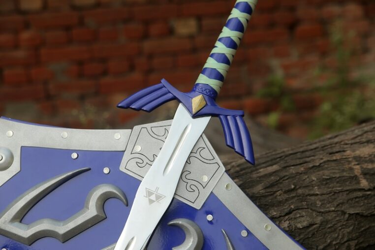 Fully handmade Link Dark Hylian Sheild Replica And Links Ornate Prophecy Hero PairHylian Sheild inspired handmade replica for cosplay