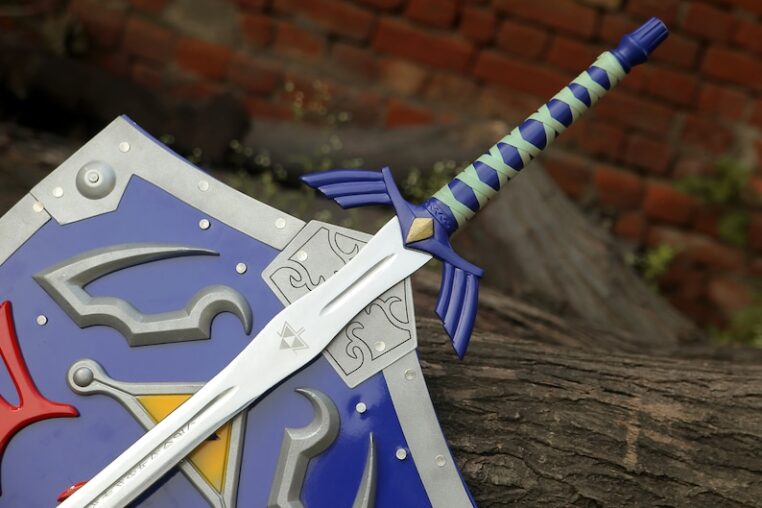 Fully handmade Link Dark Hylian Sheild Replica And Links Ornate Prophecy Hero PairHylian Sheild inspired handmade replica for cosplay