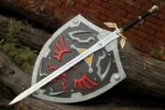 Hylian sheild inspired Handmade Replica for cosplay and decoration Custom hand forged stainless steel The Legend of zelda