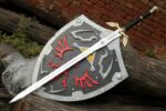 Hylian sheild inspired Handmade Replica for cosplay and decoration Custom hand forged stainless steel The Legend of zelda