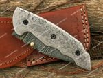 Damascus Steel Pocket knife, Folding blade, Every Day Carry Knife , Damascus Folder, Best Gift For Him, Engraved Handle