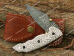 Damascus Steel Pocket knife, Folding blade, Every Day Carry Knife , Damascus Folder, Best Gift For Him, Engraved Handle