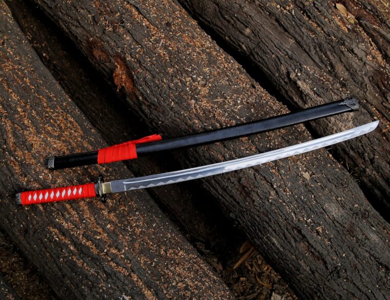 Magnificent Combo Hand Forged Damascus Steel and Stainless Full Tang Sword, Ninja Sword, Assassin's sword, Katana Sword,