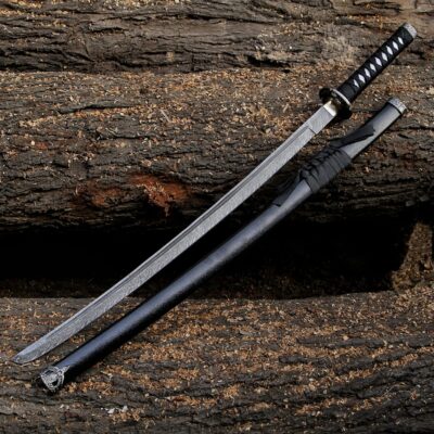 Fully Hand Forged Damascus Steel Full Tang Sword, Ninja Sword, Assassin's sword, Katana Sword, Gifts for him